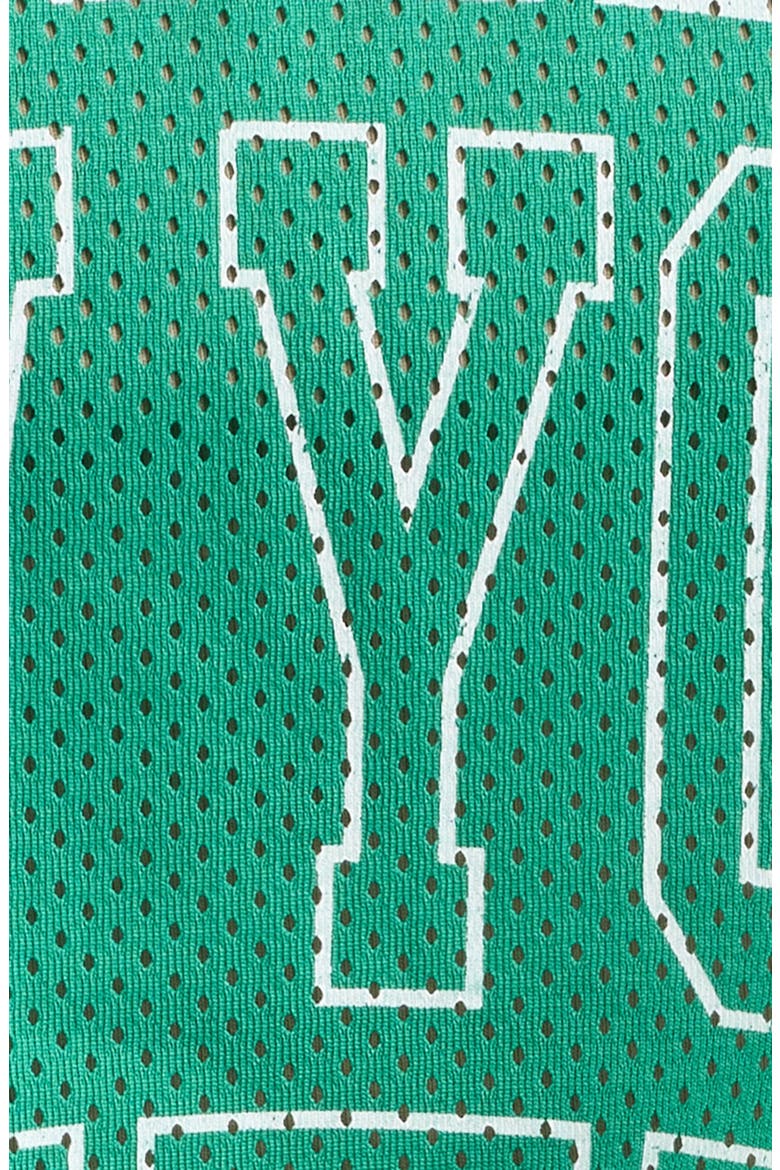 Brooklyn New York City Graphic Mesh T-Shirt, Alternate, color, GREEN