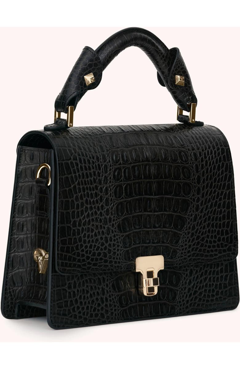 VIE LORIE Vittoria Top Handle Bag, Alternate, color, Black Chestnut