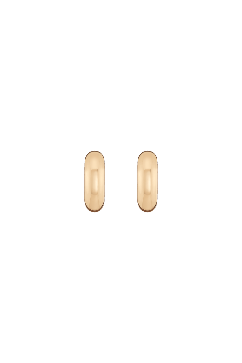 Chunky Hinged Hoop Earrings, Alternate, color, Yellow Gold Vermeil