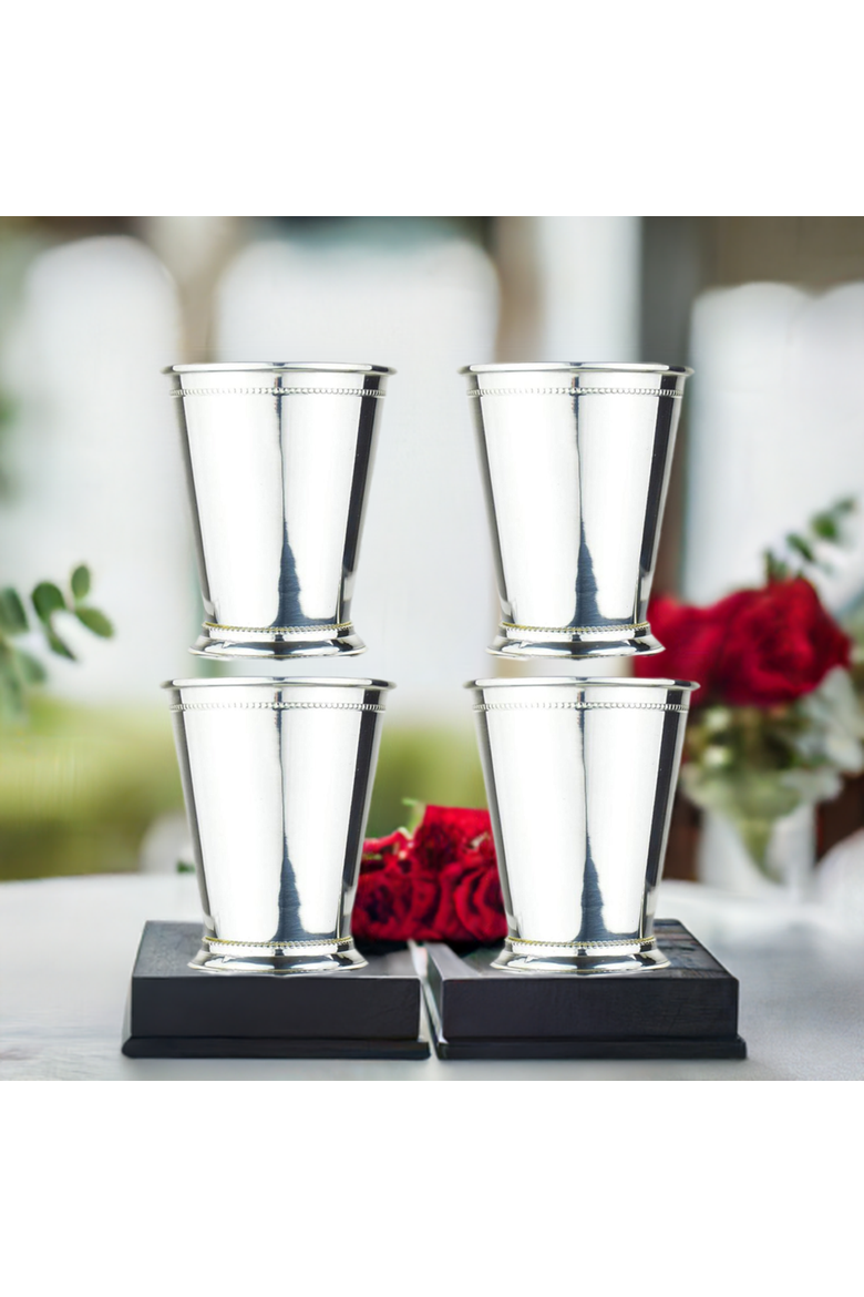 Silver Julep Cup - Set of 4, Alternate, color, Silver