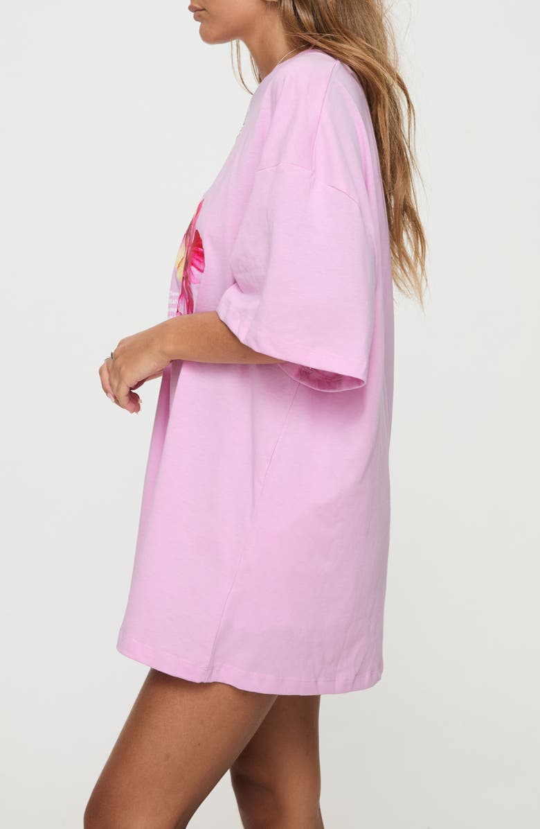 Hibiscus Haven Oversize Organic Cotton Graphic T-Shirt