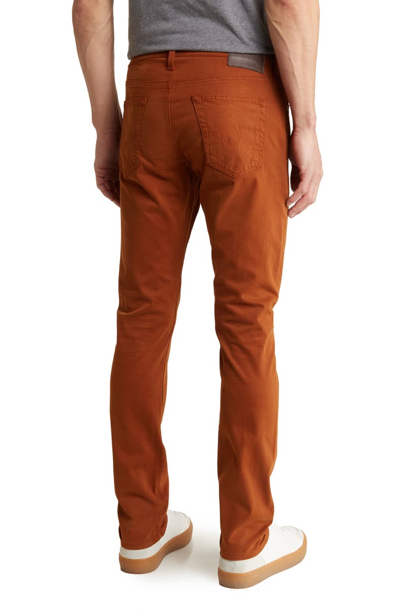 AG Dylan Skinny Fit Pants, Alternate, color, Cognac