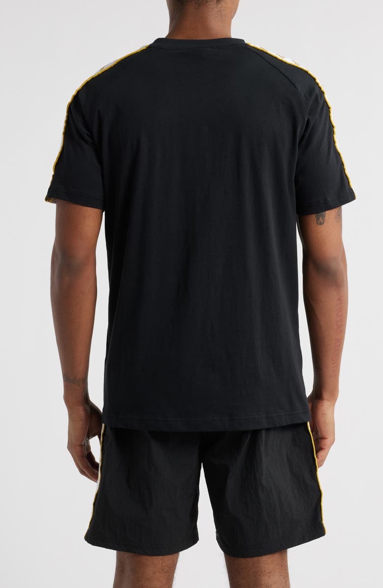 KAPPA 222 Banda Balima Logo Graphic T-Shirt, Alternate, color, Black-Yellow Gold Rich-White