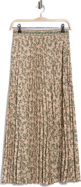 MAX STUDIO Pleated Maxi Skirt