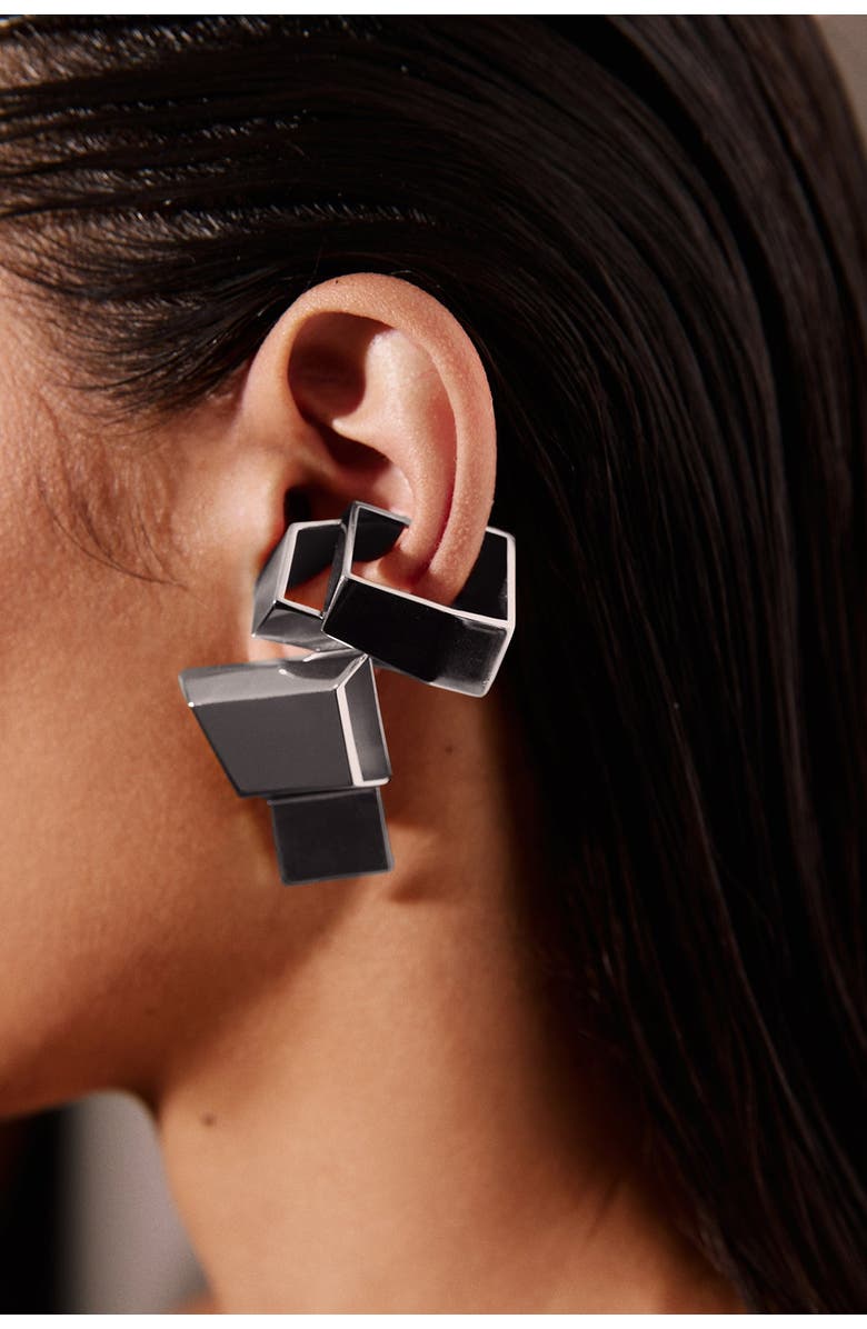 Nayibe Warchausky Jewelry N.50 Ear-cuff, Alternate, color, Silver