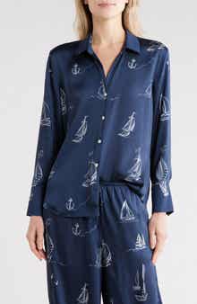 Rails Ledger Sailboat Button-Up Shirt