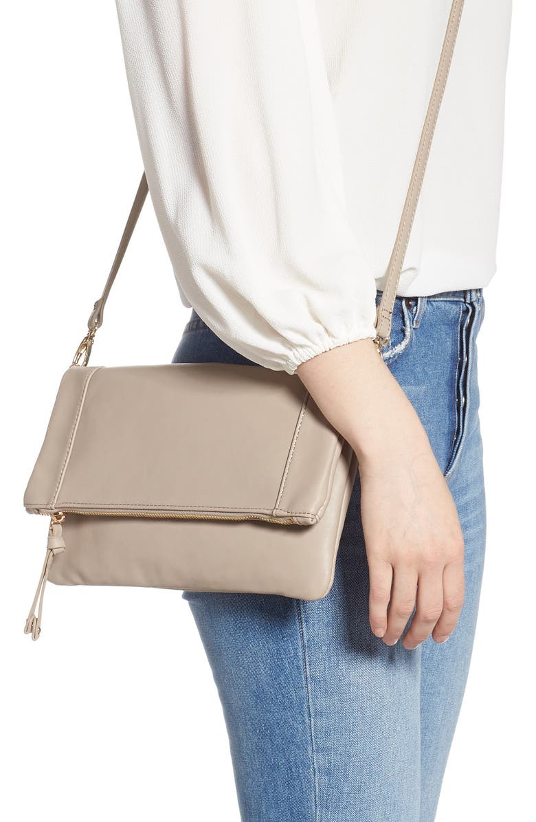 Sole Society Marlena Faux Leather Clutch.Crossbody Bag, Alternate, color,