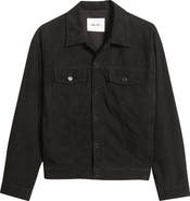 NN07 Roy Suede Trucker Jacket