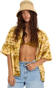 Sisstr Revolution Distant Shores Ss Woven Top - Women's