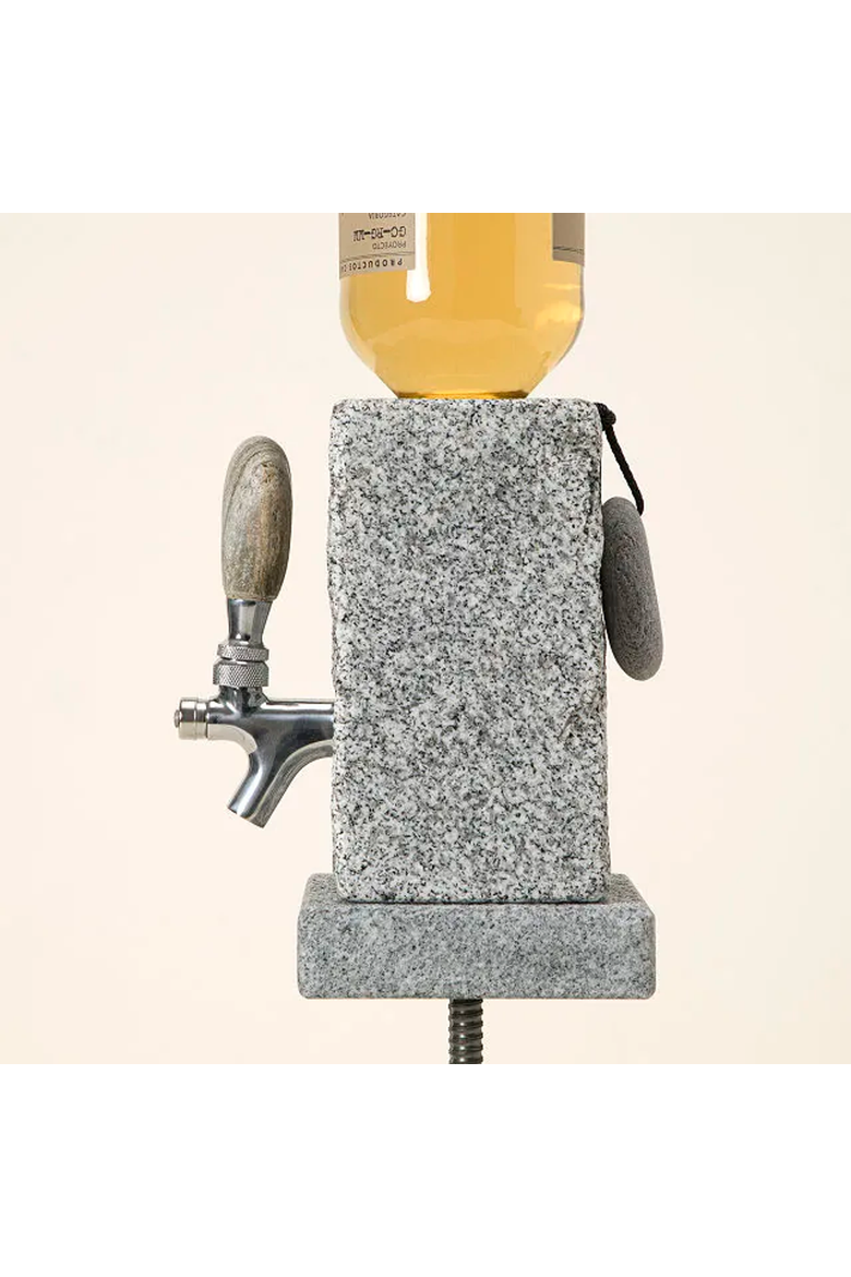 Stone Drink Dispenser, Alternate, color, Granite Gray