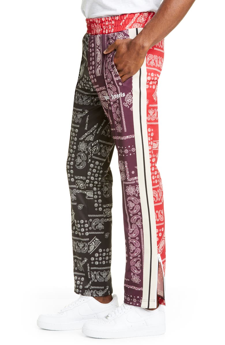 Palm Angels Bandana Classic Track Pants, Alternate, color, 
