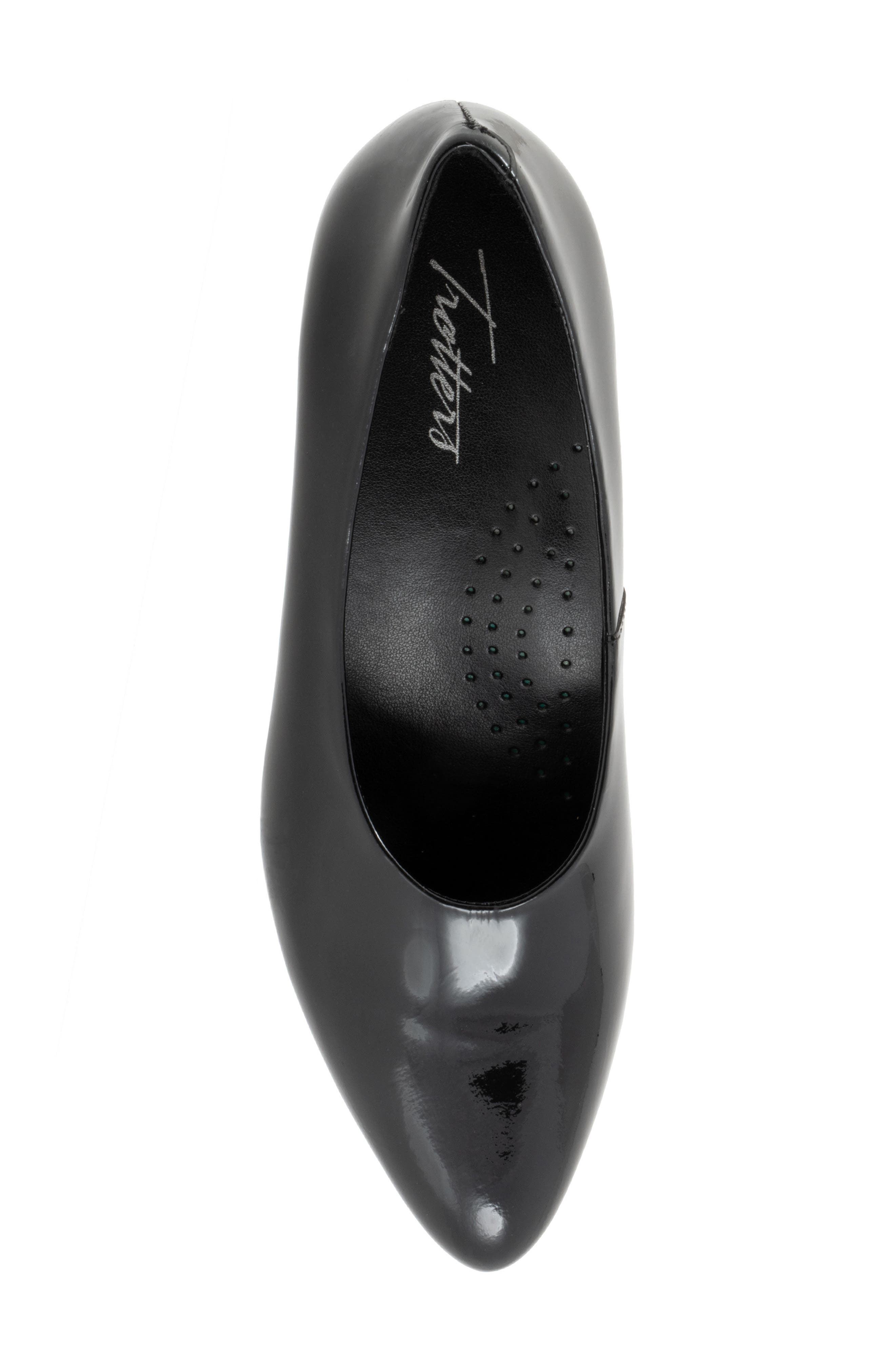 Trotters Kimber Kitten Heel Pump, Alternate, color, Black Pat