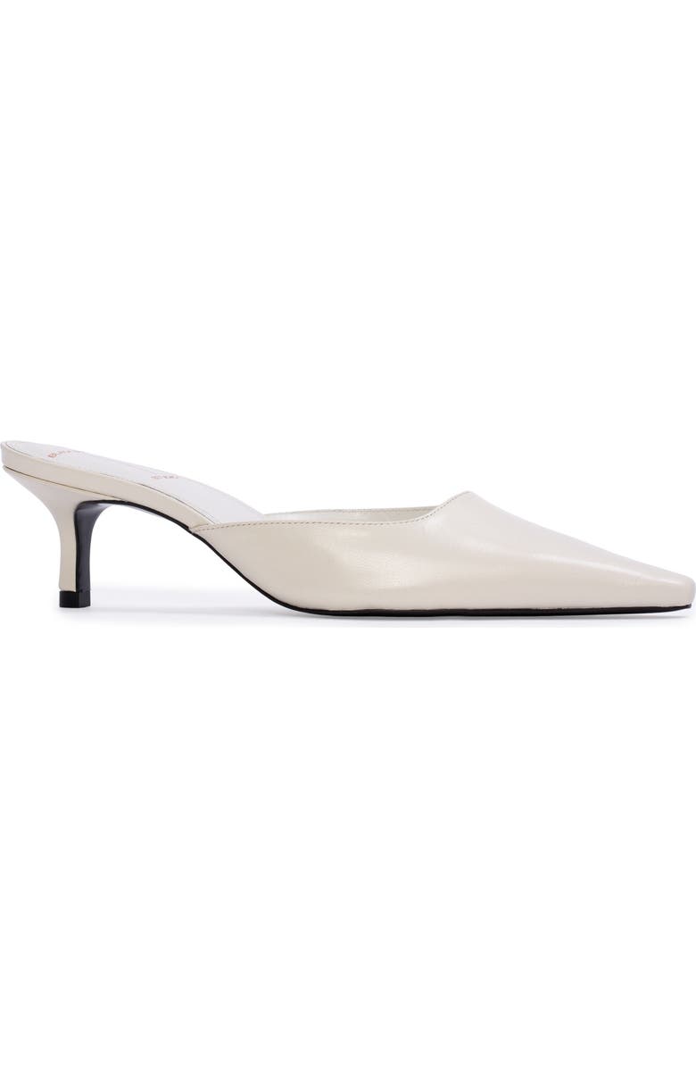 BLACK SUEDE STUDIO Riley 50 Leather Mule, Alternate, color, Coconut Leather