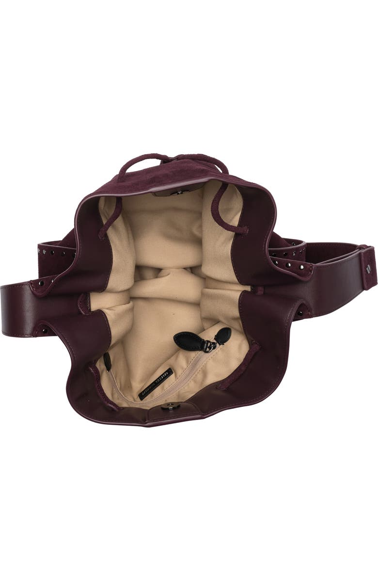 Rebecca Minkoff Nanine Leather Drawstring Shoulder Bag, Alternate, color,