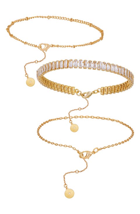 3-Piece Anklet Set