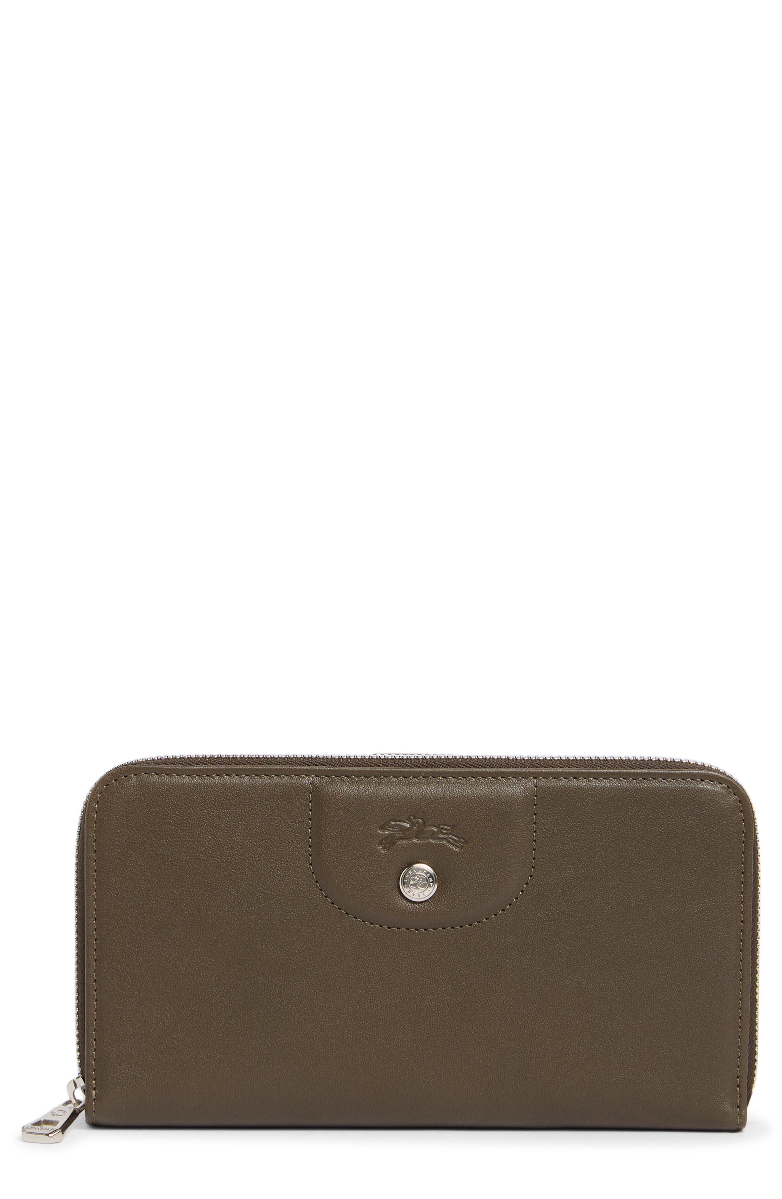 Longchamp Le Pilage Cuir Zip Wallet