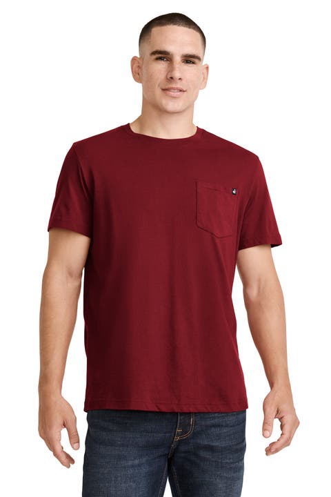Men's 100% Cotton Legacy Pocket Crew Neck T-Shirt
