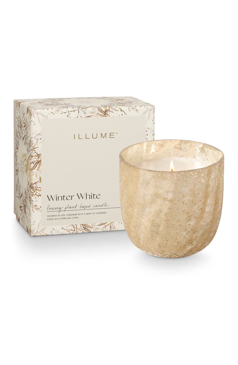 ILLUME<sup>®</sup> Winter White Mercury Glass Candle, Alternate, color, 