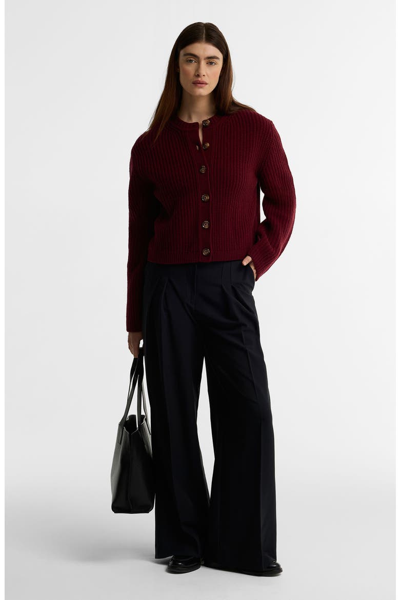 Adalyn Rib Cardigan, Alternate, color, CRANBERRY RED