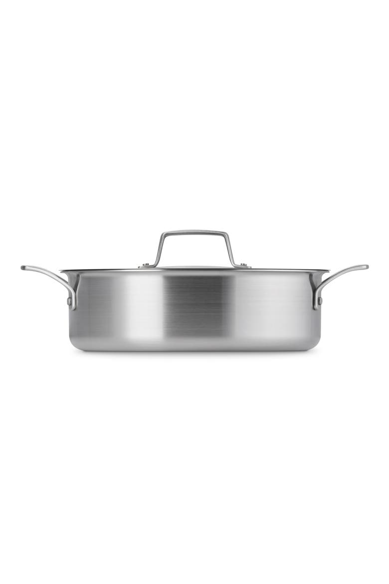 Essential 4-Quart Stainless Steel Rondeau Pan, Alternate, color, STAINLESS STEEL