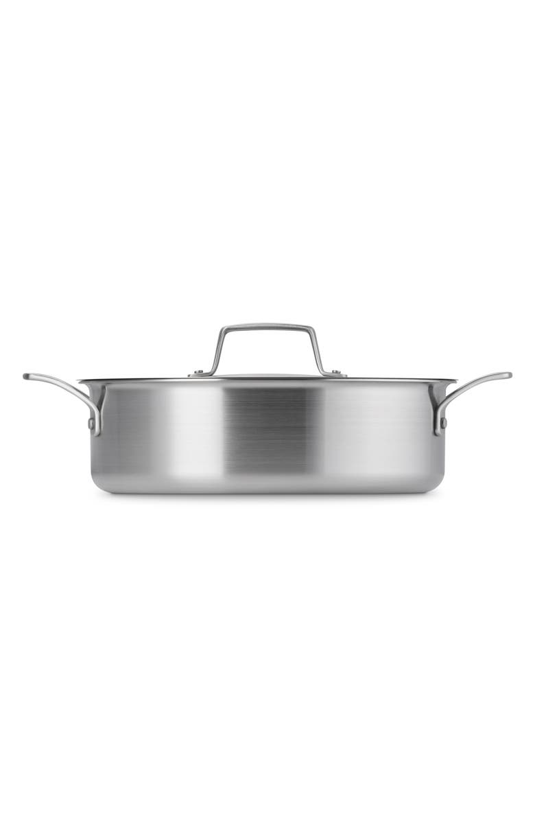 Le Creuset Essential 4-Quart Stainless Steel Rondeau Pan, Alternate, color, 