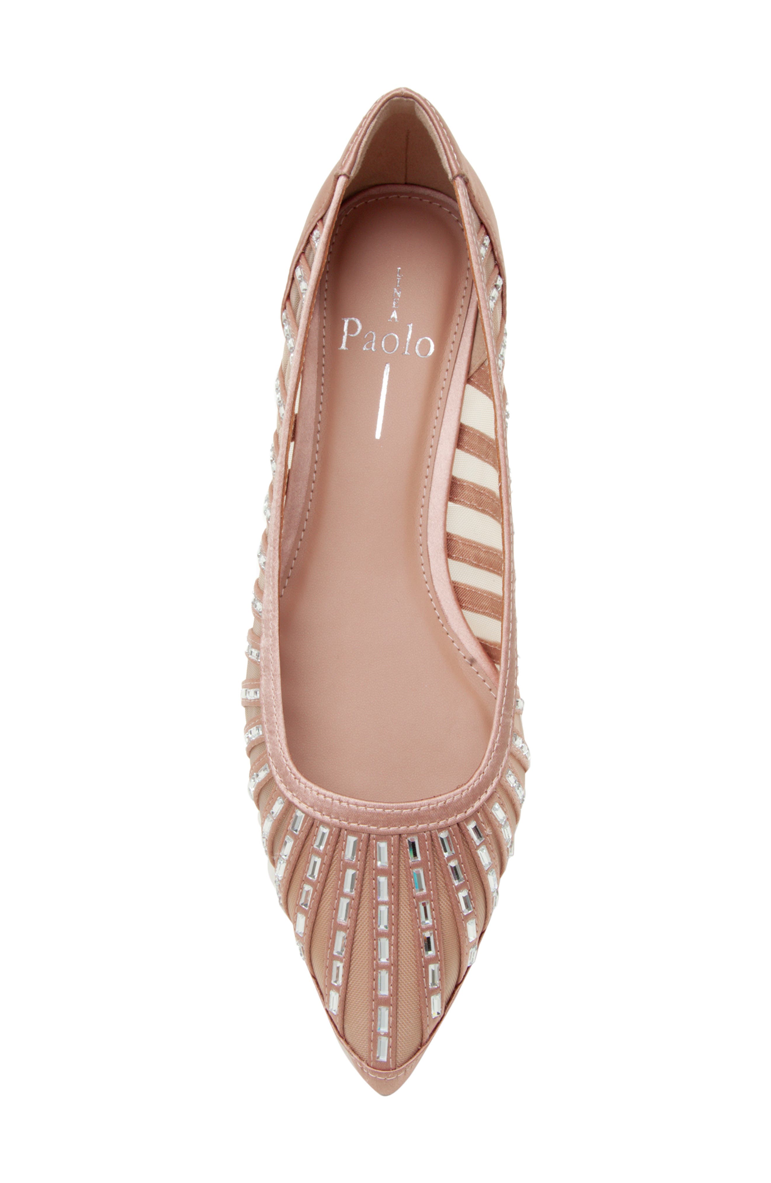 Linea Paolo Noelle Pointed Toe Flat, Alternate, color, Blush