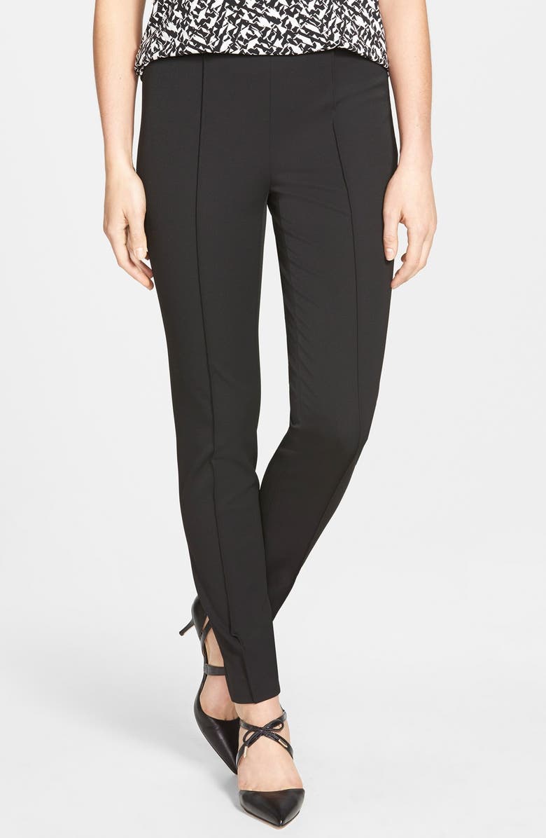 Vince Camuto Side Zip Stretch Twill Pants, Main, color,