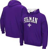 COLOSSEUM Men's Colosseum Purple Furman Paladins Arch & Logo 3.0 Pullover Hoodie