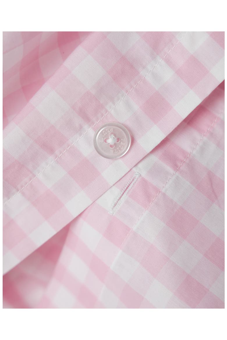 Signature Collection Gingham Duvet Cover & Shams Set, Alternate, color, PINK