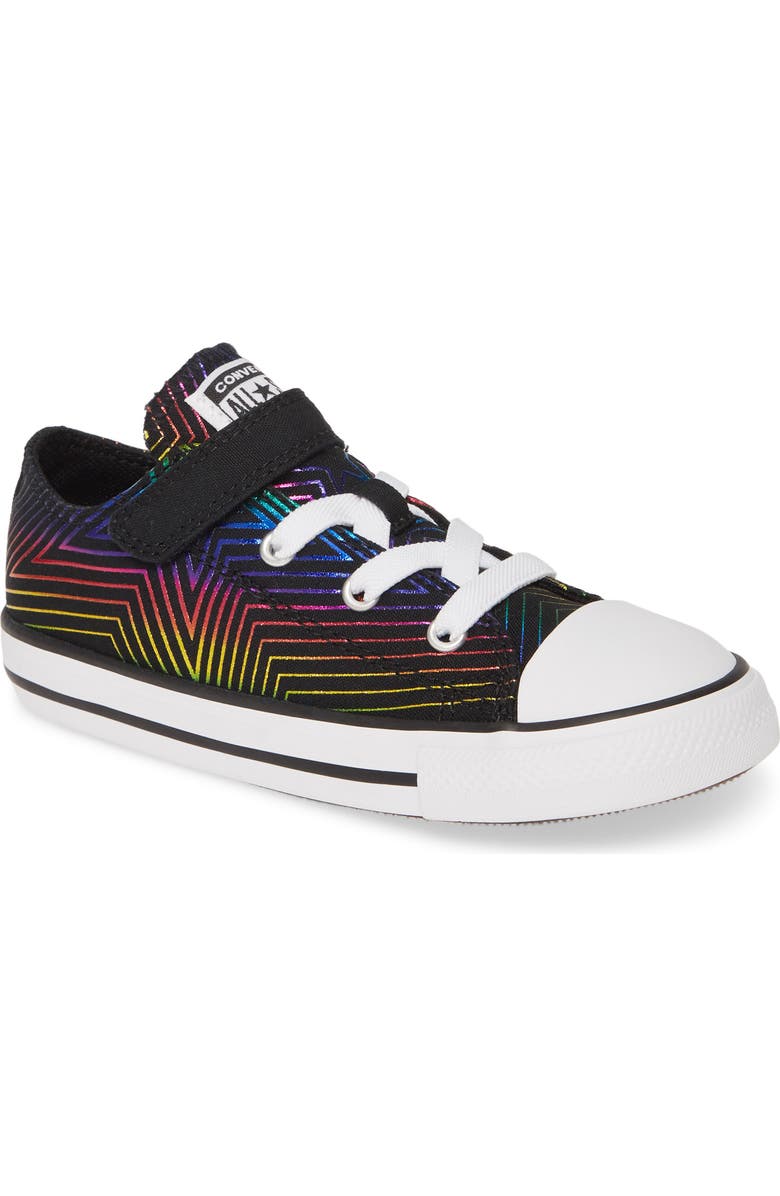 Converse Chuck Taylor<sup>®</sup> All Star<sup>®</sup> 1V Rainbow Star Low Top Sneaker, Main, color,