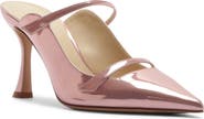 Alexandre Birman Tita Metallic Pointed Toe Mule Pump