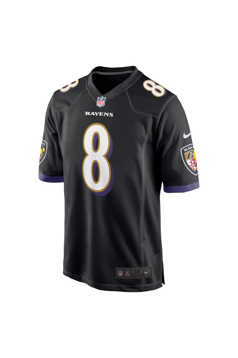 Men's Nike Lamar Jackson  Black Baltimore Ravens Alternate Game Jersey, Alternate, color, Black