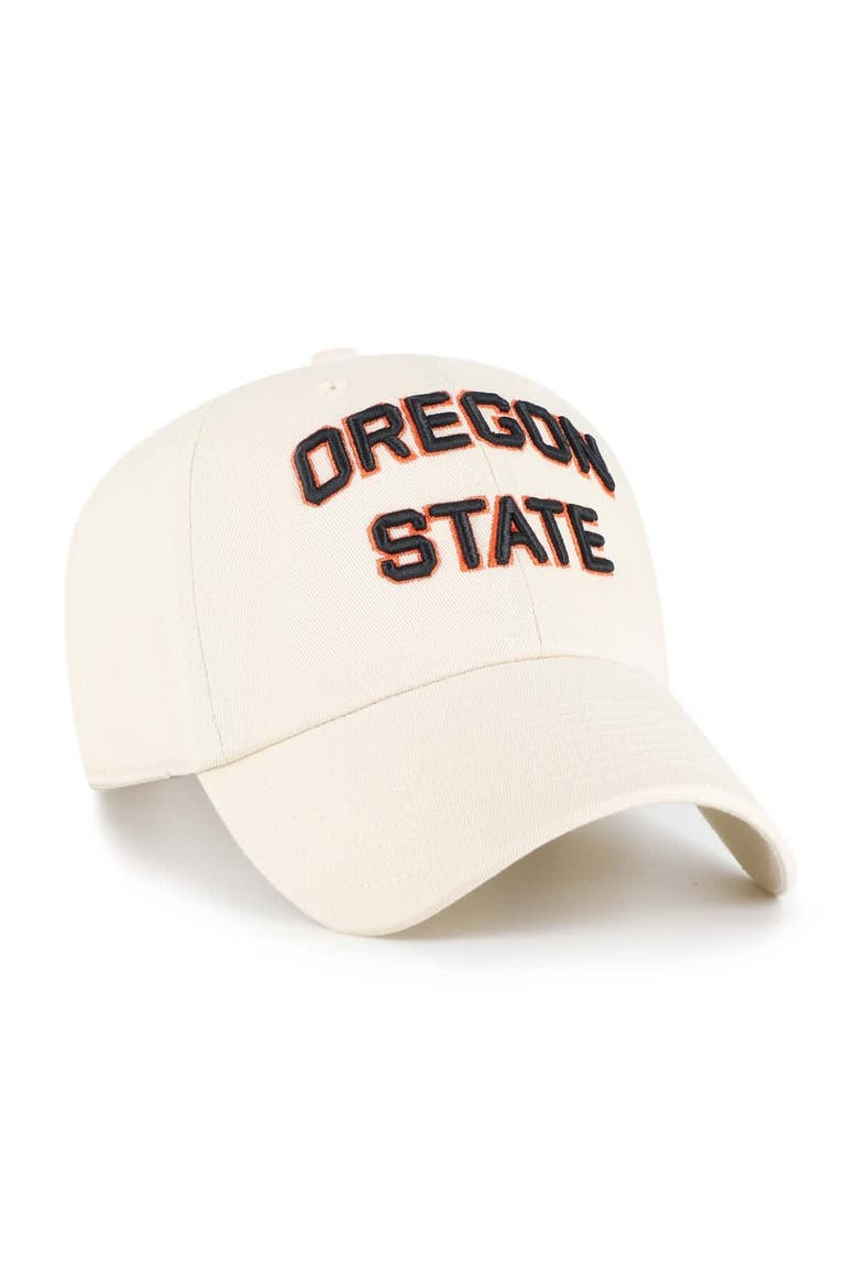 Men's '47 Sand Oregon State Beavers Vault Clean Up Adjustable Hat, Alternate, color, Sand