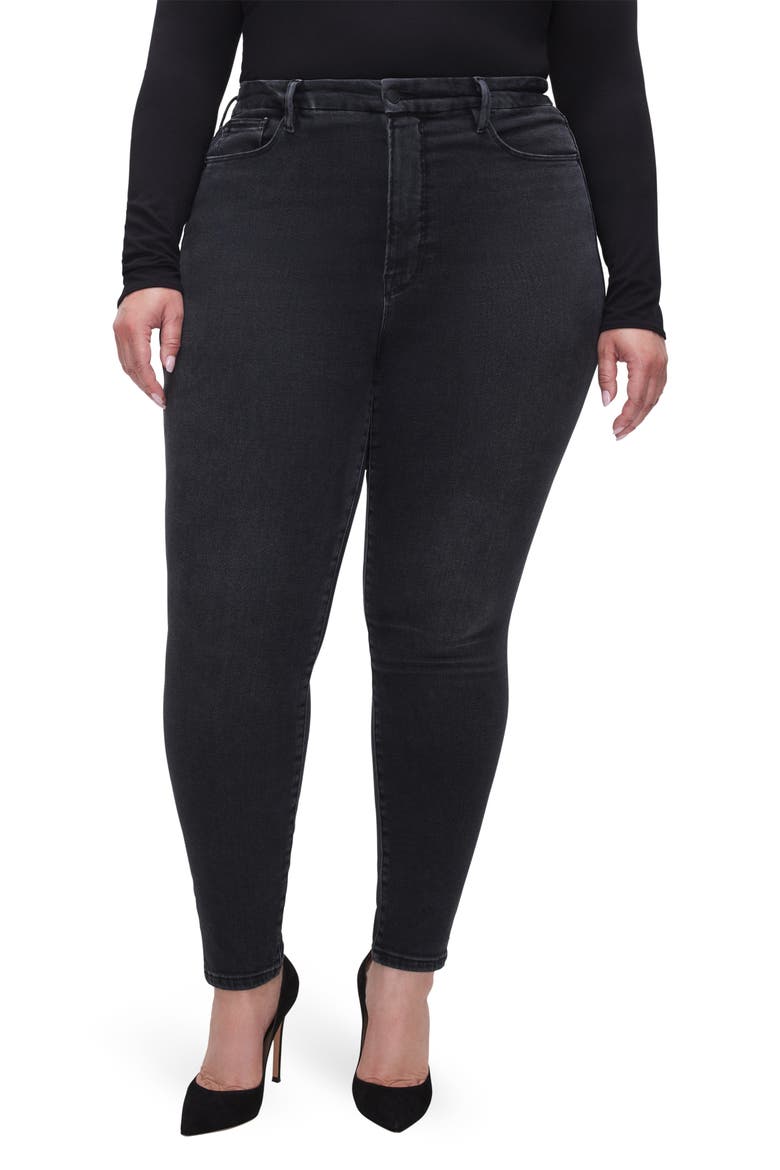 Good Legs High Waist Skinny Jeans, Alternate, color, BLACK60