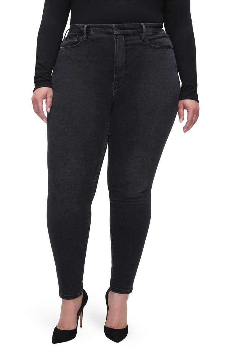 Good American Good Legs High Waist Skinny Jeans, Alternate, color, 
