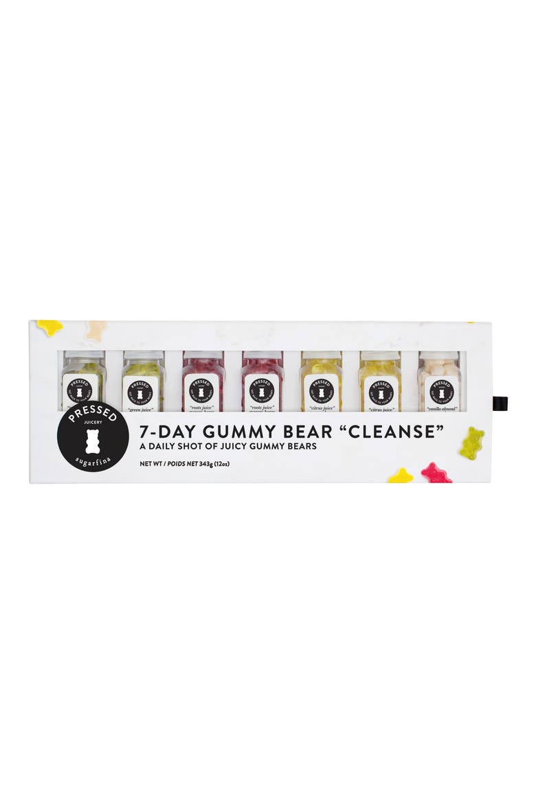 x Pressed Juicery 7-Day Gummy Bear Cleanse, Main, color, WHITE