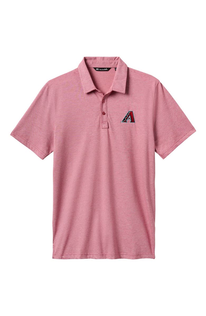 TravisMathew Men's TravisMathew Red Arizona Diamondbacks The Zinna Polo, Alternate, color, Red