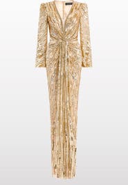 Jenny Packham Darcy Sequin-Embellished Dress