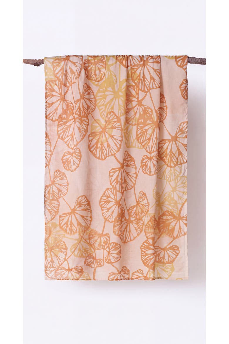 Foulard Scarf, Alternate, color, Orange Petals