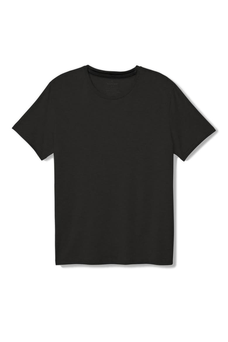 Second Skin Crewneck T-Shirt, Alternate, color, BLACK
