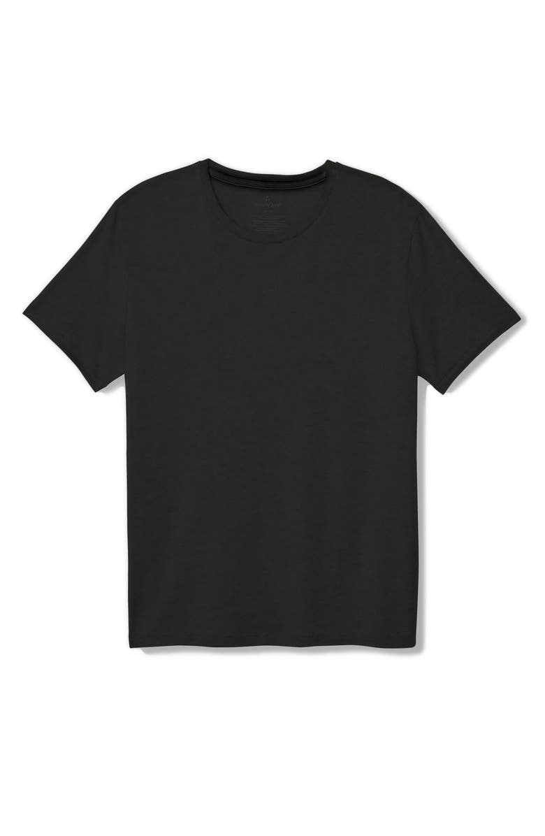 Tommy John Second Skin Crewneck T-Shirt, Alternate, color, Black
