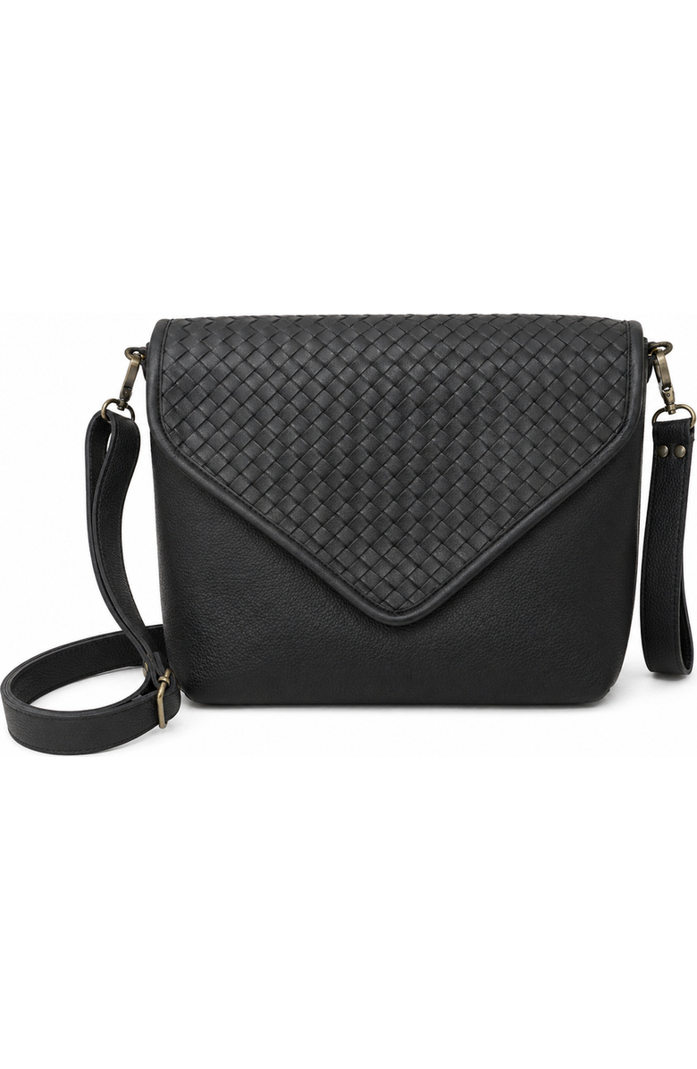 Amasouk Woven Everyday Bag, Main, color, Black