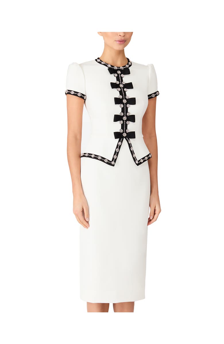 Jenny Packham Bisou Dress, Alternate, color, Vanilla