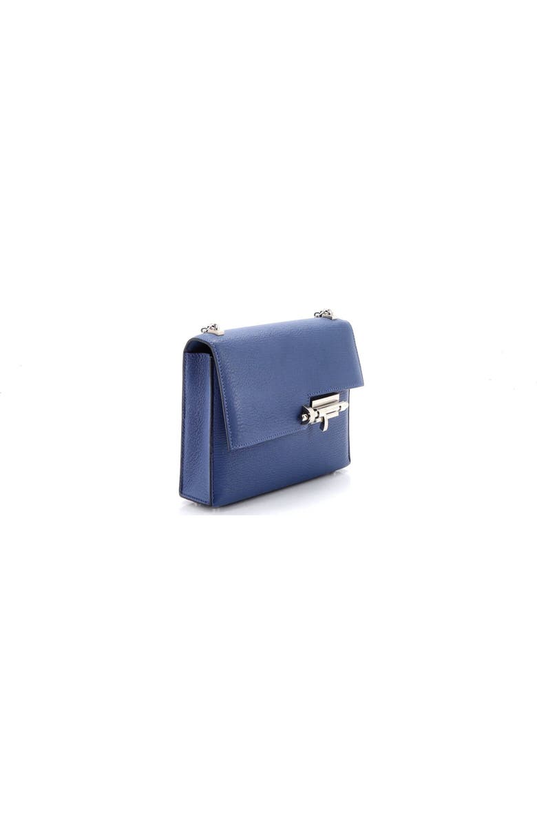 Pre-Owned Hermes Verrou Chaine Bag Chevre Mysore Mini, Alternate, color, Bleu Brighton