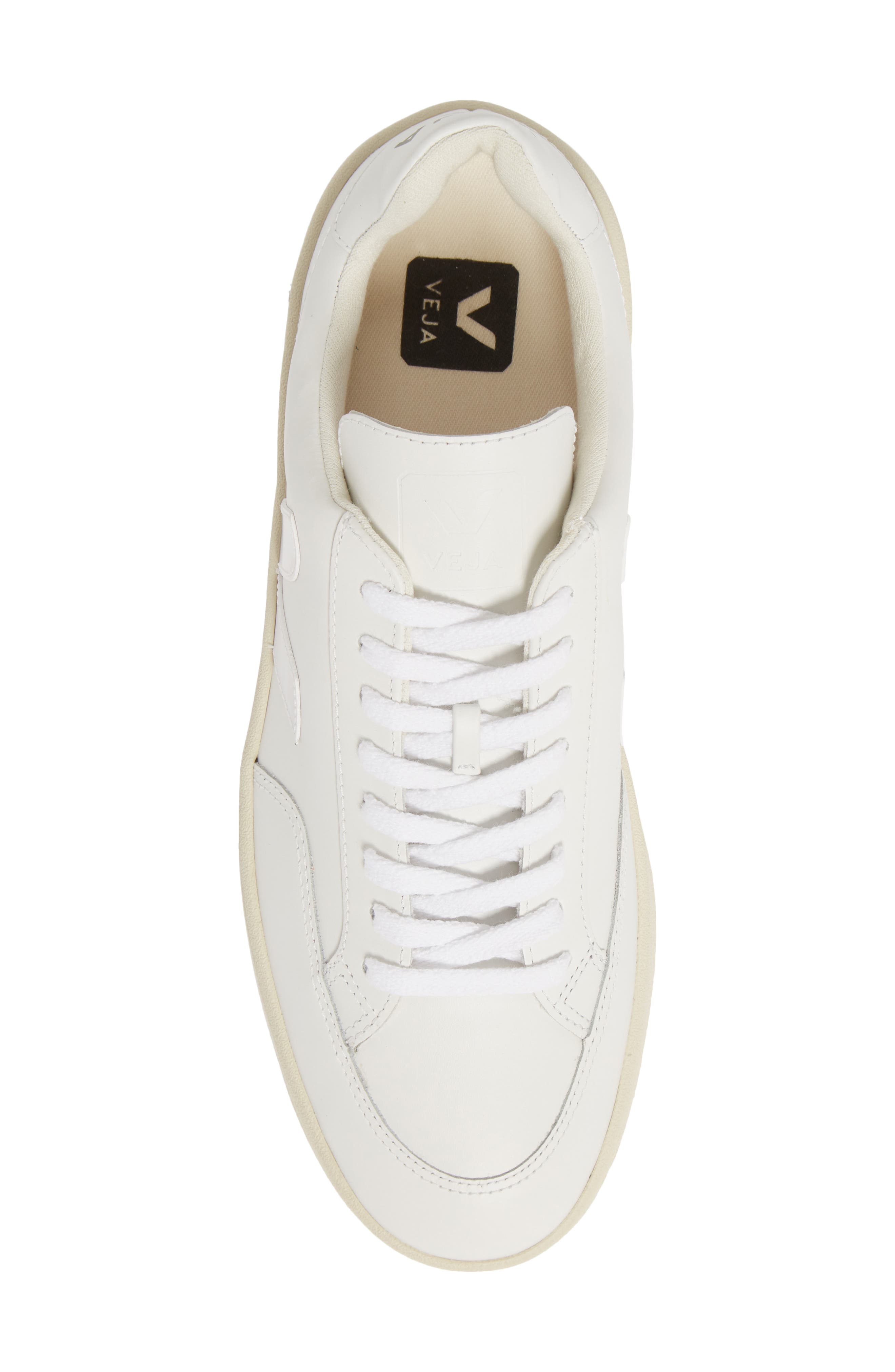 V-12 Low Top Sneaker, Alternate, color, EXTRA WHITE LEATHER
