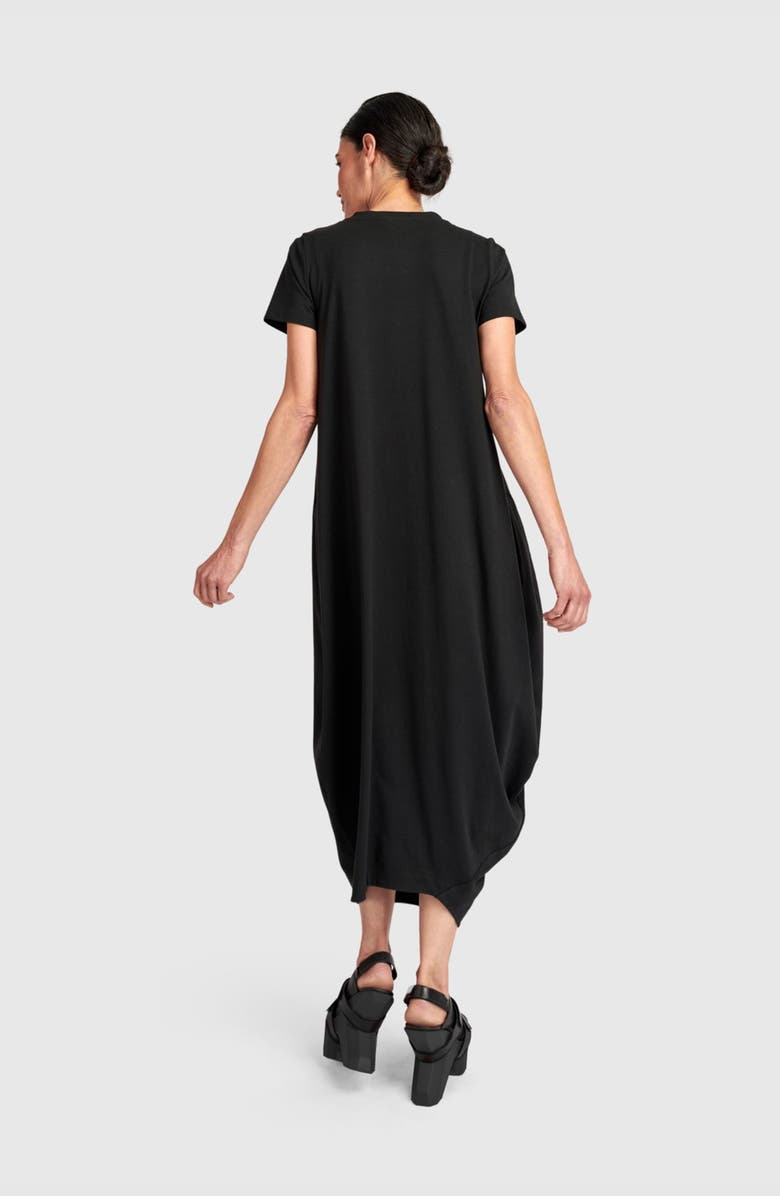 Alembika Staple Cocoon Dress, Alternate, color, Black