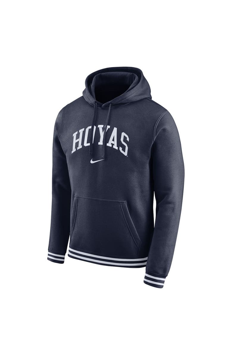 Nike Men's Nike Navy Georgetown Hoyas Sketch Retro Pullover Hoodie, Alternate, color, 