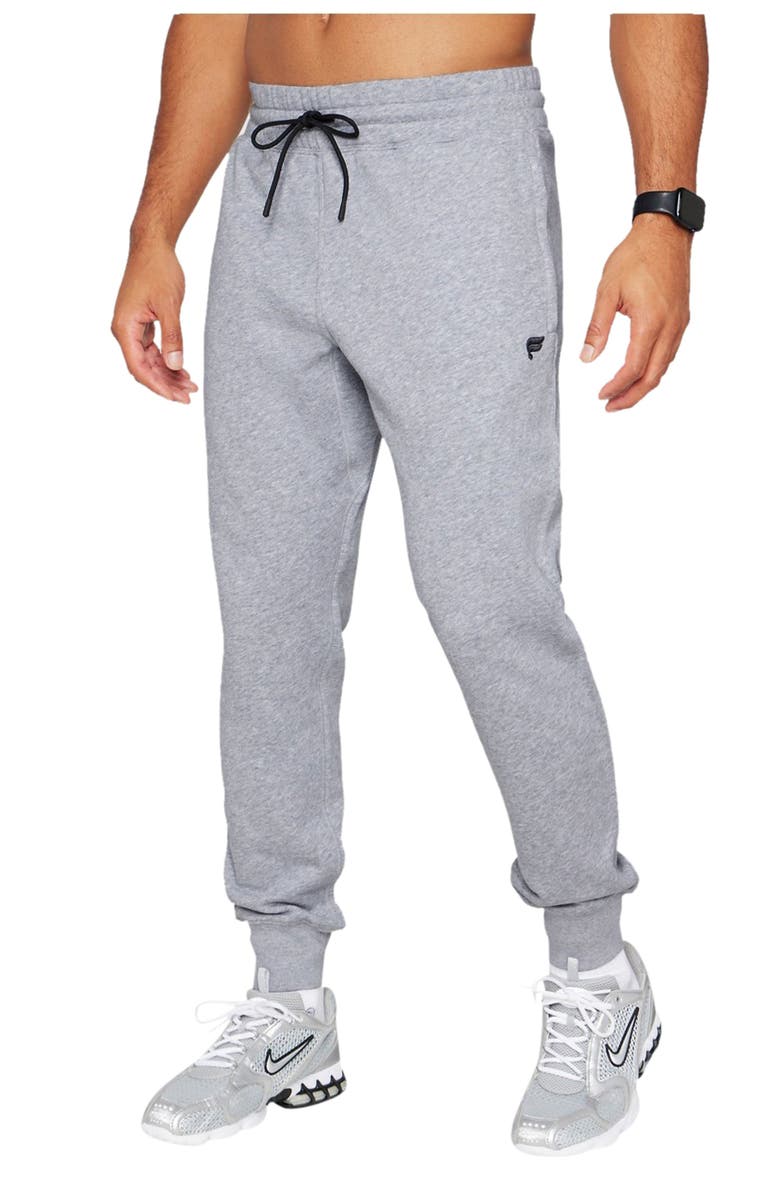 Fabletics Men's The Year Round Terry Jogger, Main, color, Classic Grey Heather