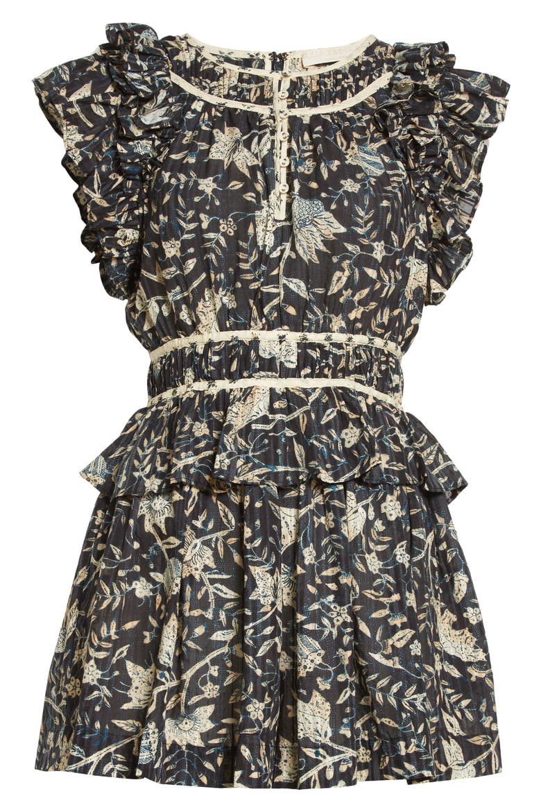 Endah Chiffon Romper, Alternate, color, RAINFOREST