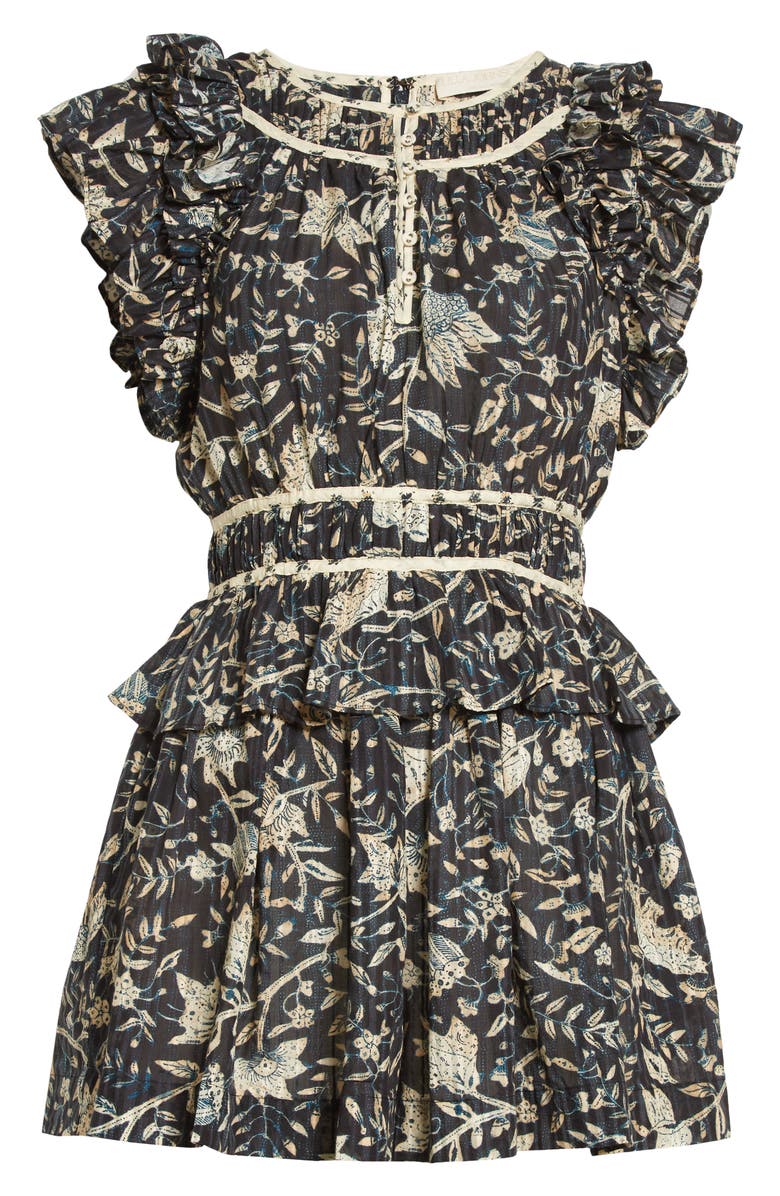 Ulla Johnson Endah Chiffon Romper, Alternate, color,